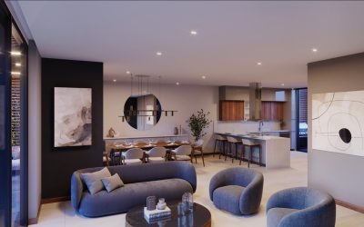 01, Area social casa tipo A, materiales tipo A, SAN RAFAEL