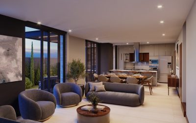 01, Area social casa tipo B, materiales tipo A1, SAN RAFAEL