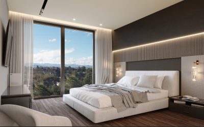 06, Dormitorio master, casa tipo A, acabados tipo A + iluminacion pro, SAN RAFAEL