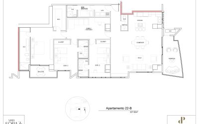 APTO 22B PLANO 227.62 mts²