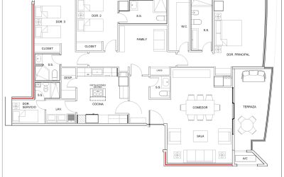 APTO 23A PLANO 195.56 mts²